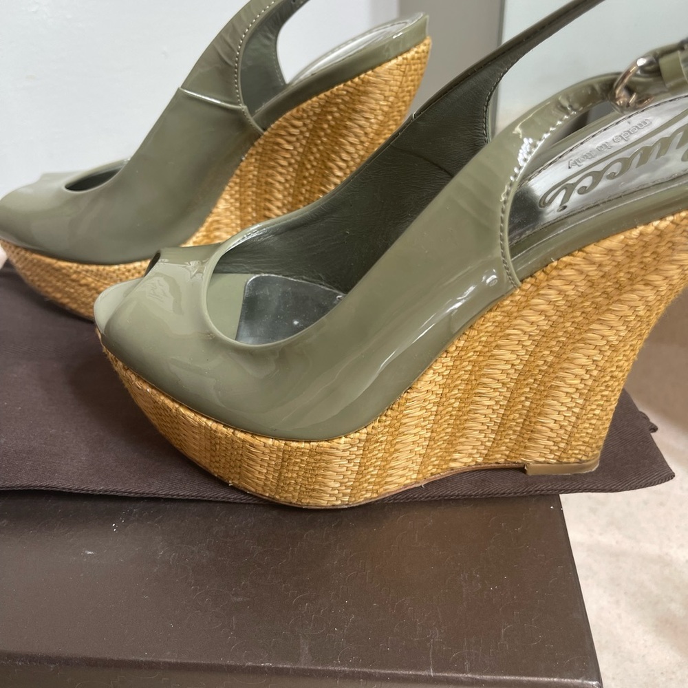 Gucci wedge sandals - Picture 4 of 9
